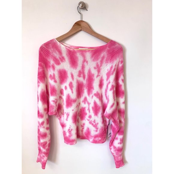NEW WITH TAGS BP tie dye knit boatneck sweater - Picture 1 of 4